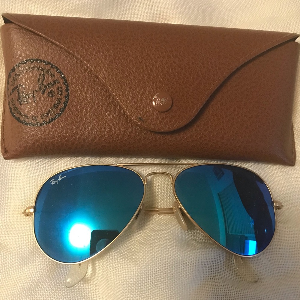 Ray-Ban Blue Lens Aviators